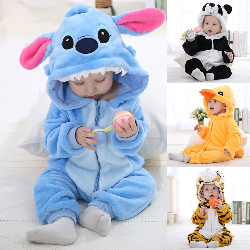 Macacão Bebê Disney Fantasia Stitch Manga Curta Mesversário – Boutique Baby  Kids