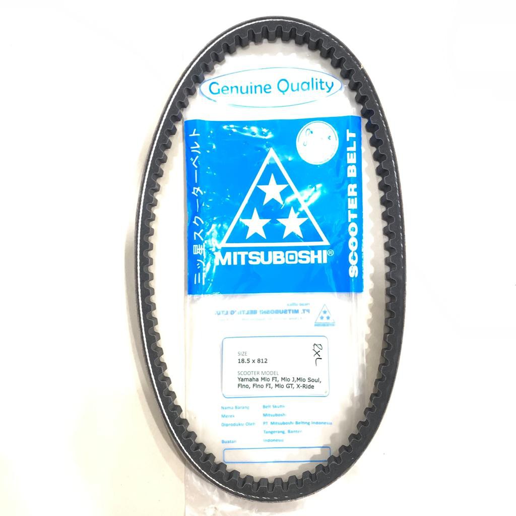 MITSUBOSHI V-BELT VANBELT Padrão ORIGINAL MIO J 115 FINO FI 115 XRIDE 115 SOUL GT 115 54P 100 %