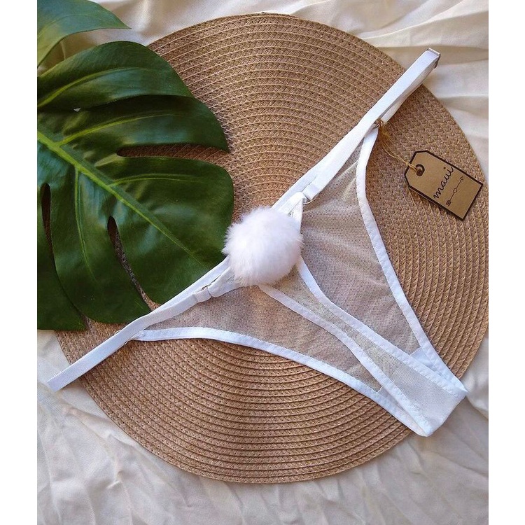 Calcinha pompom em Oferta na Shopee