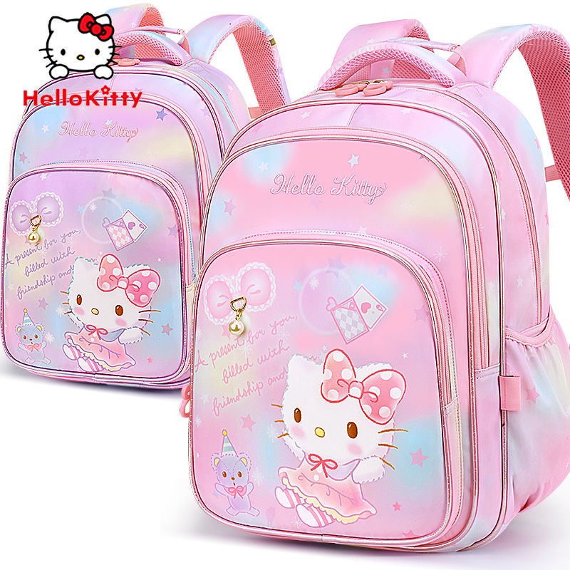 Hello Kitty Bag BagPack Schoolbag And Filled Pencil Case 