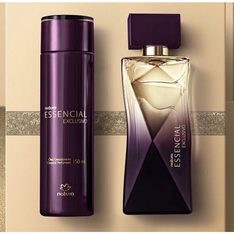 Kit natura essencial 1 óleo desodorante corporal perfumado 150ml + 1 Deo  parfum feminino 100ml. | Shopee Brasil