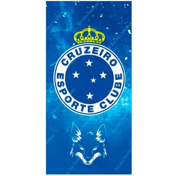 toalha do cruzeiro esporte clube em Oferta na Shopee