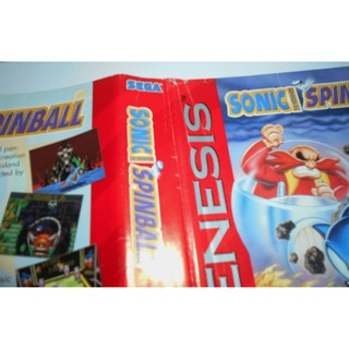Encarte Original Sega Sonic Spinball Genesis Mega Drive | Shopee Brasil