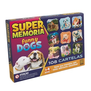 Jogo Supermemória Funny Dogs em Oferta na Shopee