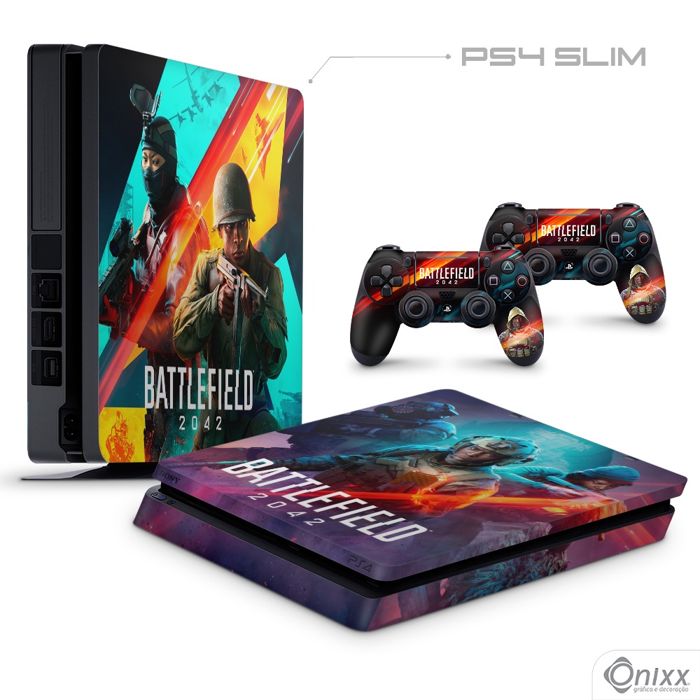 Skin PS4 SLIM Adesiva Battlefield 2042 Ultimate Edition