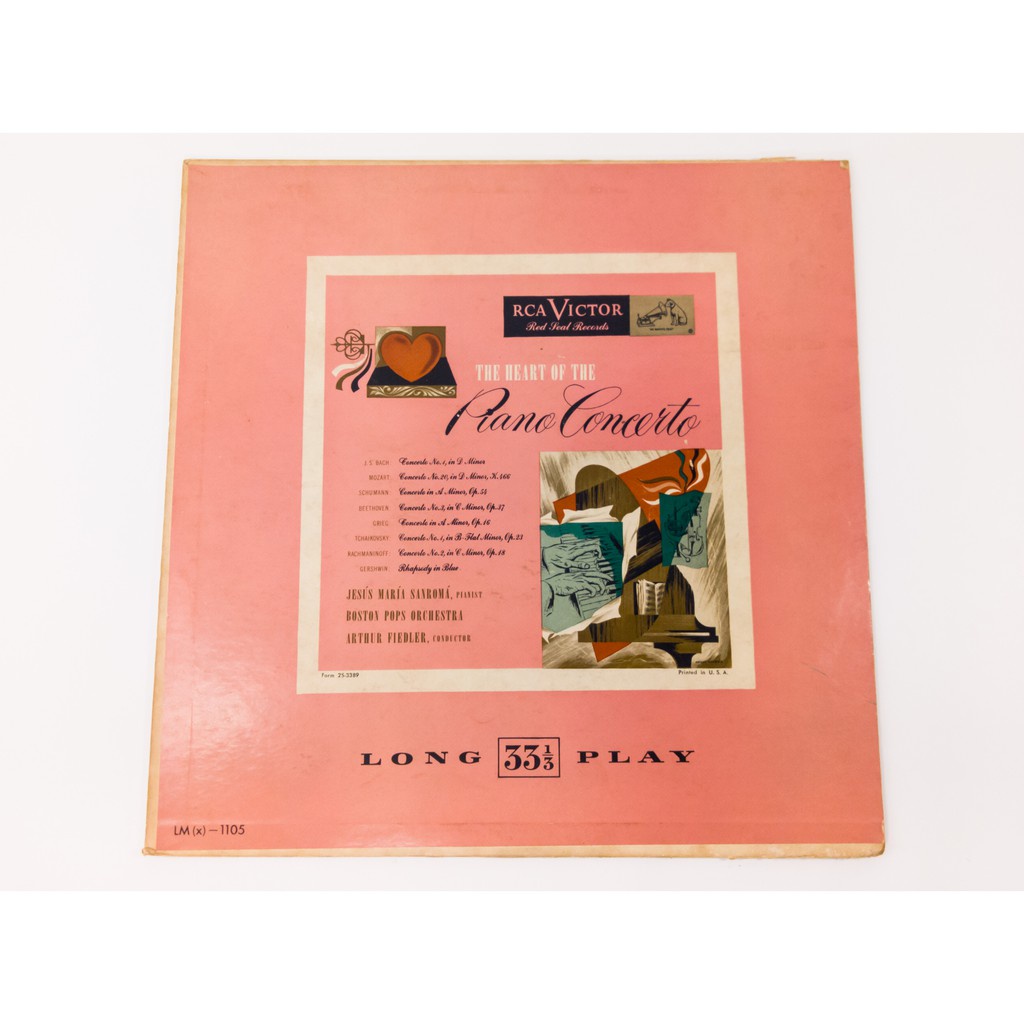 LP Disco Vinil The Heart Piano Concerto Jesus María Sanromá