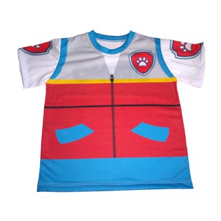 Camiseta Colete Ryder Patrulha Canina Personalizado com nome - Infantil