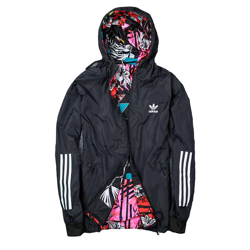 jaqueta corta vento adidas rosa