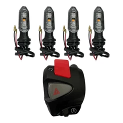 Punho Partida Cb500 + 4 Piscas Cb250f Twister Para Start 160