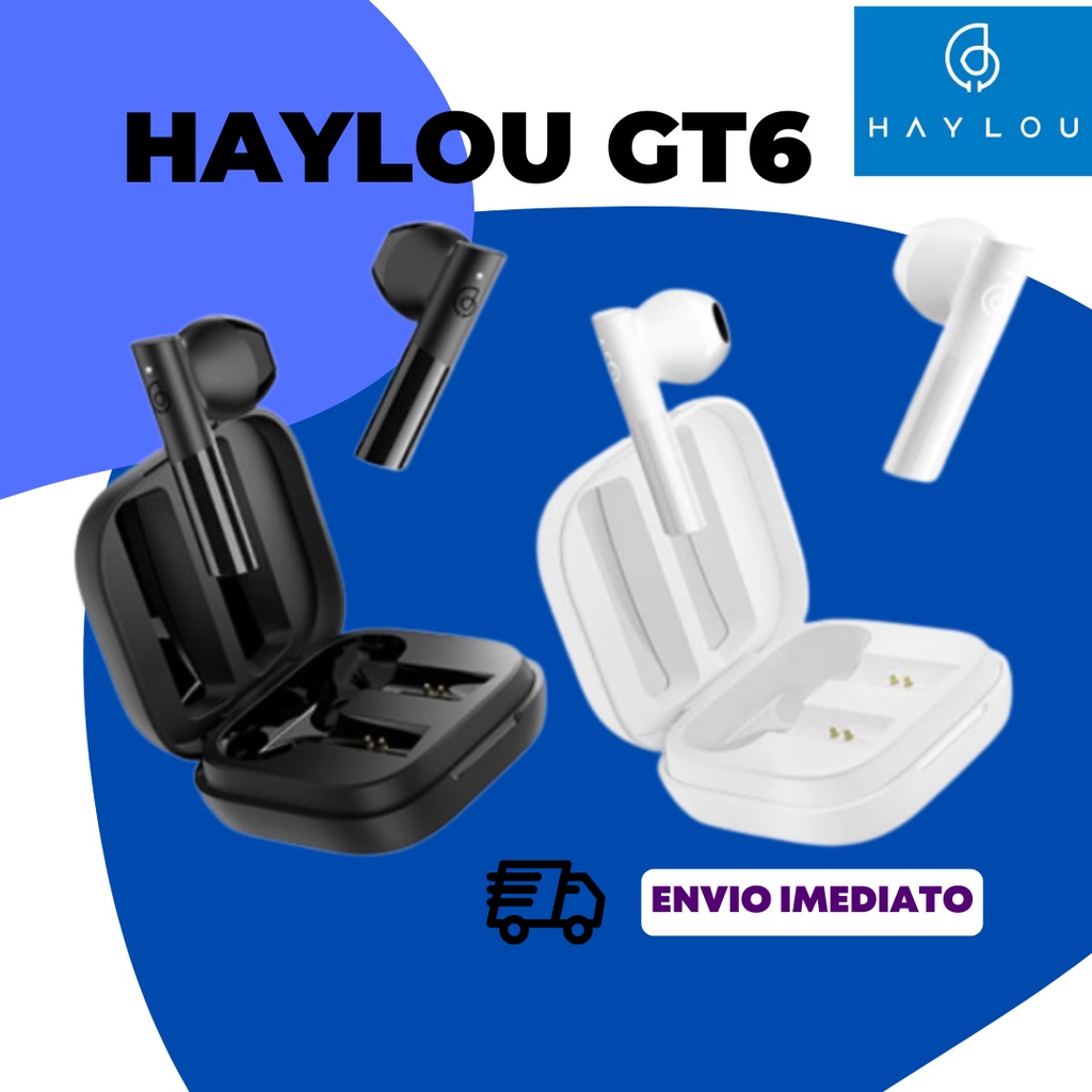 Fone De Ouvido Xiaomi Haylou GT1/GT6 Bluetooth 100% Original Sem Fio Bluetooth - Envio Imediato