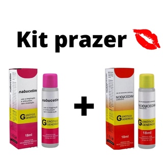 Kit Sex Shop- Lubrificantes Nabucetim + Nucucedim - Para seu prazer- Produtos eróticos.