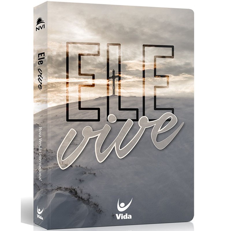 Bíblia NVI | Ele Vive | Capa Semi luxo Flexível - Books & Magazines