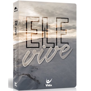 Bíblia NVI | Ele Vive | Capa Semi luxo Flexível em Oferta na Shopee