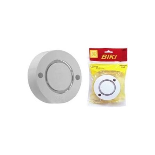 campainha cigarra sobrepor 110v ou 220v branca ( redonda p/ parede ) R7
