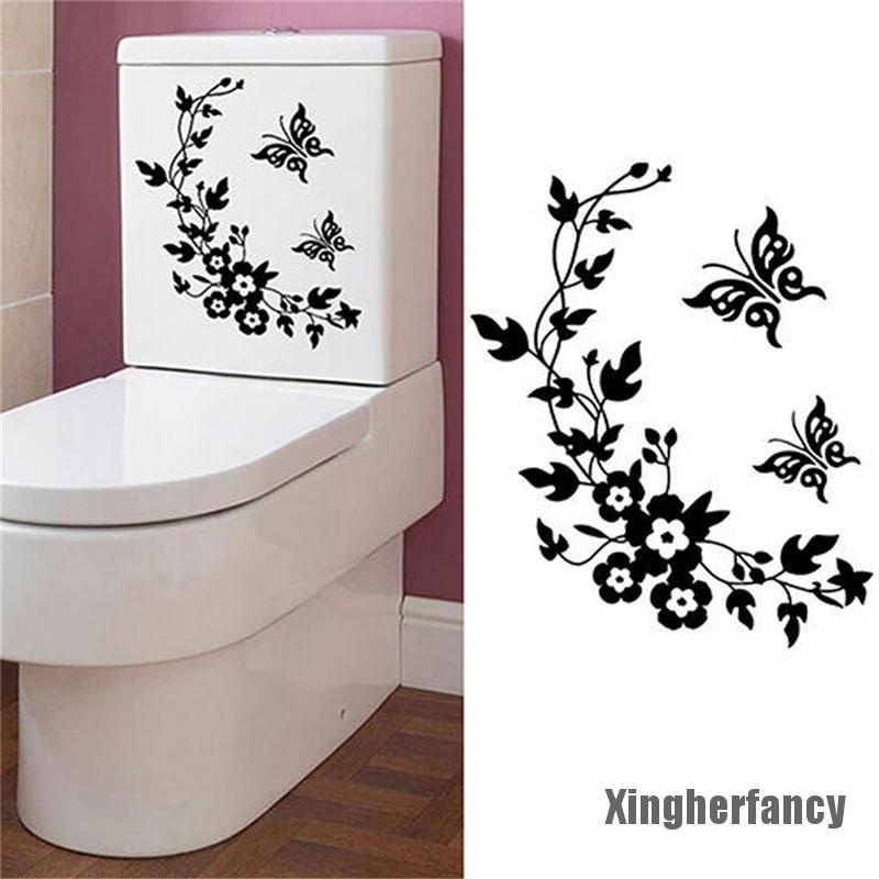 Xibr DIY 3D Flores De Borboleta Adesivo De Parede Para Sala De Banheiro Adesivos De Geladeira Casa