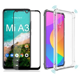 Capa Mi A3 Anti Impacto Silicone + Película 3D Frontal Full Cover Celular Xiaomi