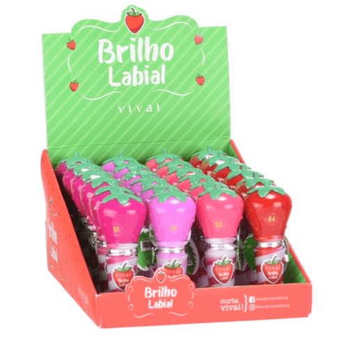 Brilho Labial Moranguinho Vivai 3029.1.1