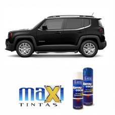 Spray Automotivo Preto Shadow Lisa - 601 Jeep + Verniz Spray 300ml