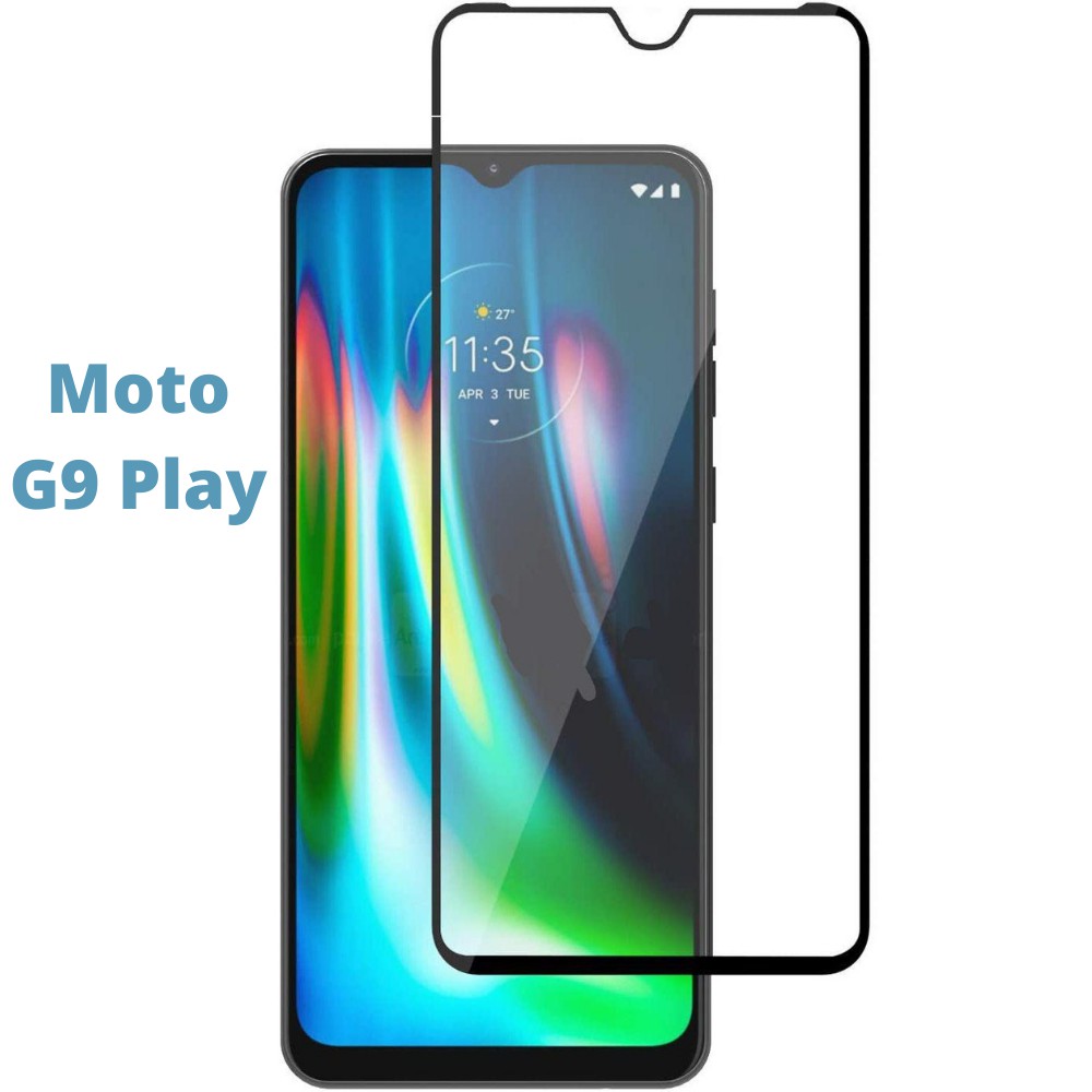 Película De Vidro Motorola Moto G9 Play  3d/9d/11d  Para Celular Mais Kit Limpeza