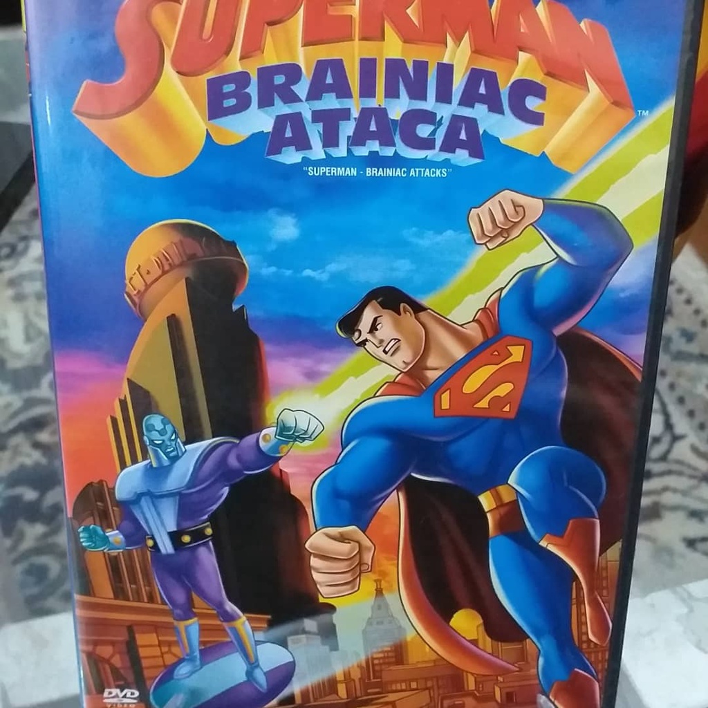 DVD  SUPERMAN  BRAINIAC   ATACA  DESENHO