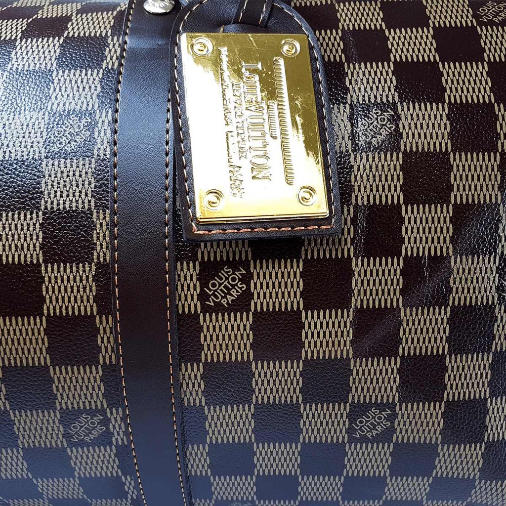 Bolsa de viagem louis vuitton mala de bordo transversal e mão