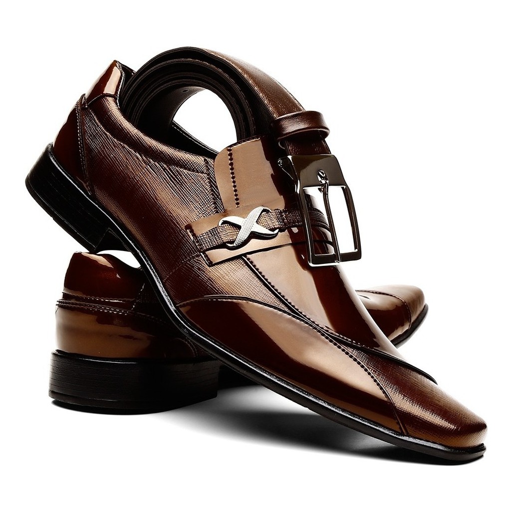 sapato social couro legítimo