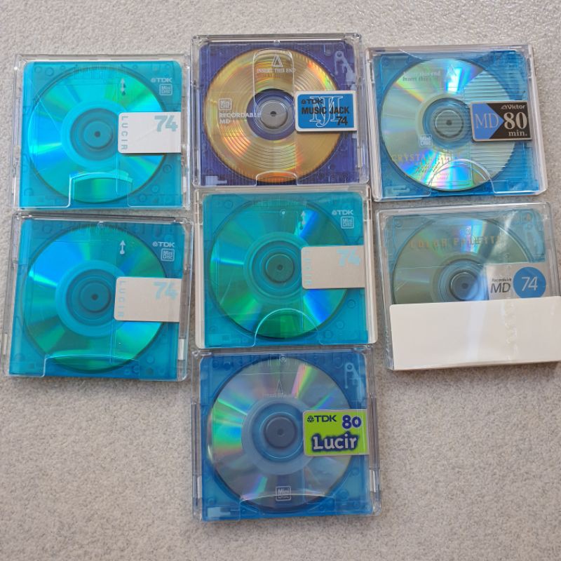 Mini Disc MD virgem música regravável TDK Japão