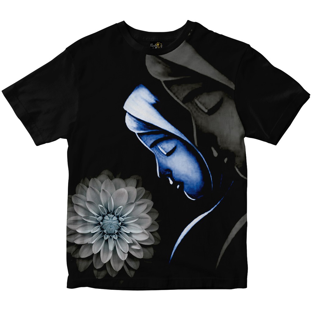 Camiseta Nossa Senhora do Silêncio Rainha do Brasil Preta