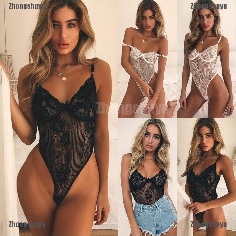 lace leotard lingerie