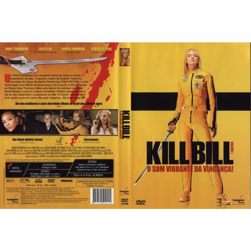 KILL BILL - VOLUME 1 - AUTORADO | Shopee Brasil