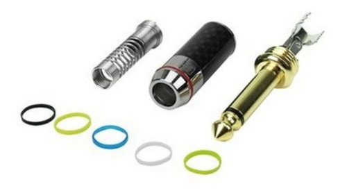 Conector / Plugue P10 Estereo Profissional Alta Qualidade