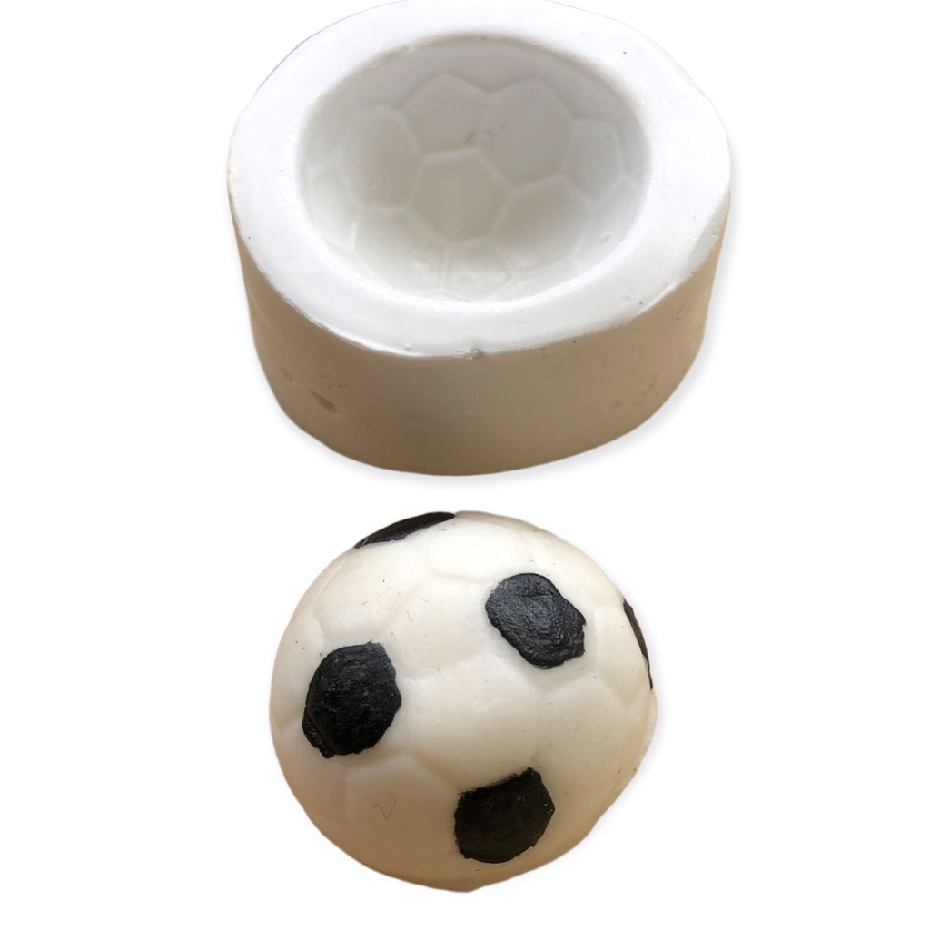 Molde De Silicone Bola De Futebol G Confeitaria Artesanato Biscuit Copa Do Mundo