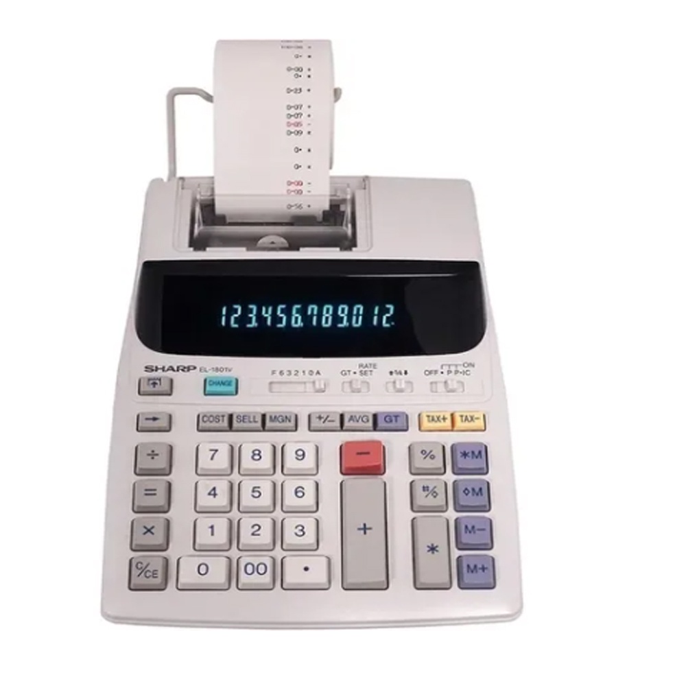 Calculadora Impresora Electrónica El-1801v | Shopee Brasil