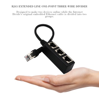 Diytool.Brsplitter Ethernet Rj45 Cabo Adaptador 1 Macho Para 2 / 3 Porta Fêmea De Rede Lan (Gouqi) #5