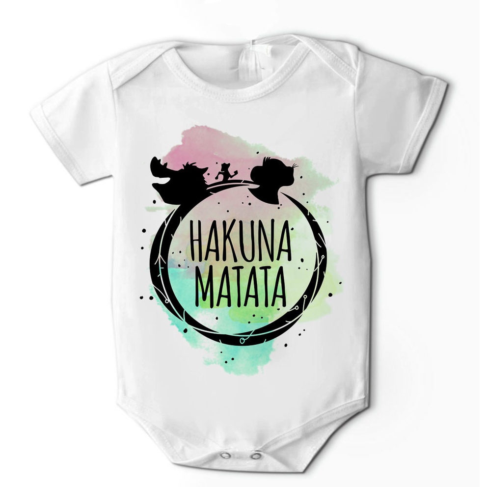 Body Para Bebê Hakuna Matata Engraçado | Produtos Especiais