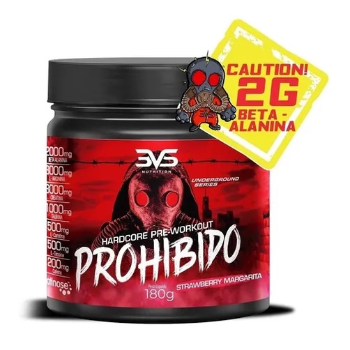 PROHIBIDO PRE TREINO 180g 3vs Nutrition