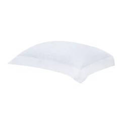 Fronha 50x90cm Cetim 300 Fios Buddemeyer Damask Square 100% Algodão Penteado Branco