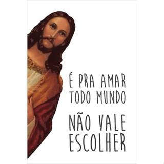 Imã Plaquinha Geladeira Frase Jesus Amar Cozinha Decoração em Oferta na Shopee