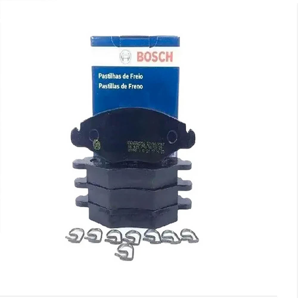 Jogo Pastilha De Freio Peugeot 207 Sedan Flex 1.4 2007 2008 2009 2010 2011 2012 2013 2014 Original Bosch - Spare Parts and Accessories for Vehicles