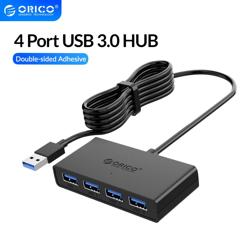 Orico HUB USB 4 Portas USB 3.0 Splitter Com Micro USB Porta De Alimentação Múltipla De Alta Velocidade Adaptador OTG Para Computador Portátil