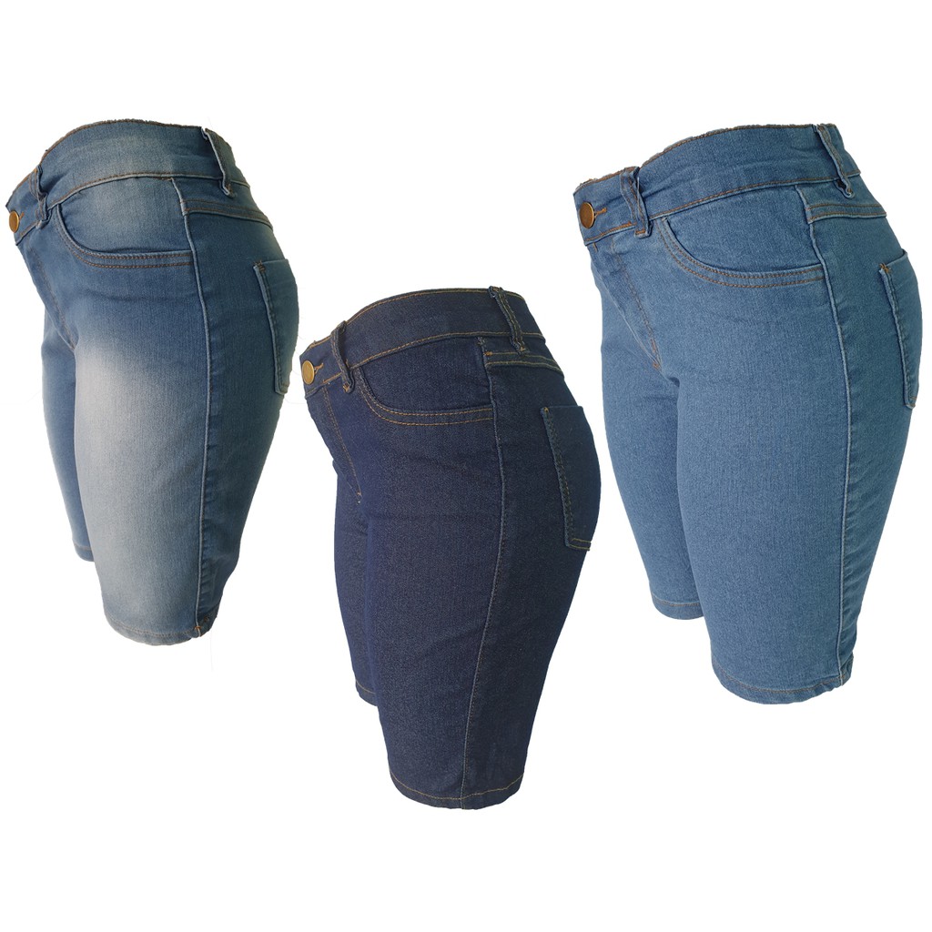 bermudas jeans feminina no atacado