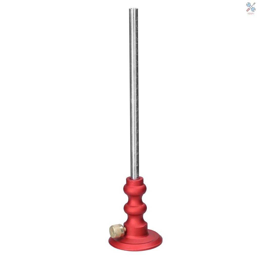 Gramil Para Madera Con Rueda De Marcar - Regla De Doble Escala (Métrica/Imperial) - Aleación De Aluminio - 25.6 Cm - Ideal Para Carpintería