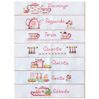 Kit Barrinha Ponto Cruz ( Semaninha ) - 5 Kits em Oferta na Shopee