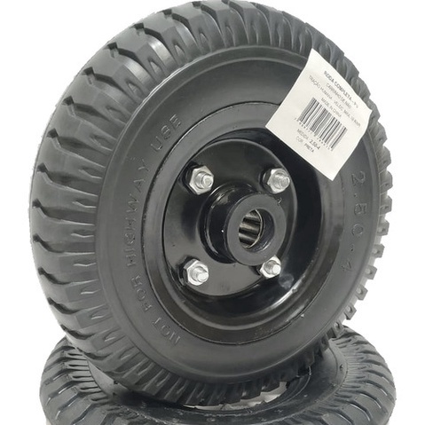 Pneu Completo 2.50x4 Maciço P/ Carrinhos Carga Armazém Aro 4 em Oferta na Shopee