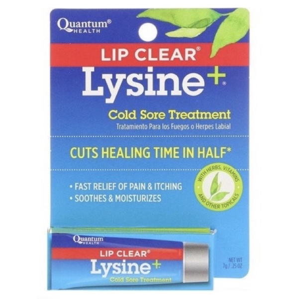 Lysine Lip Clear Cold Sore Tratamento Pomada para Herpes Afta Shopee