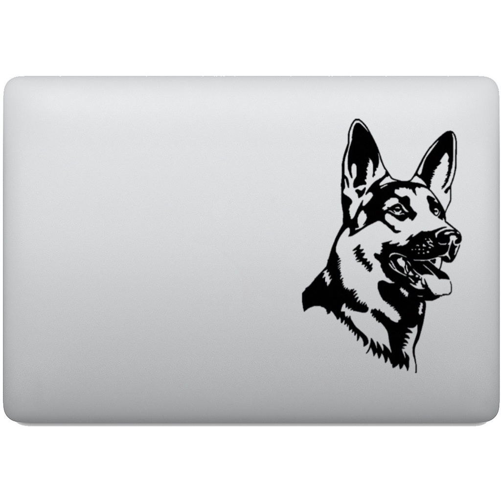 Adesivo de Notebook Cachorro Raça Pastor Alemão