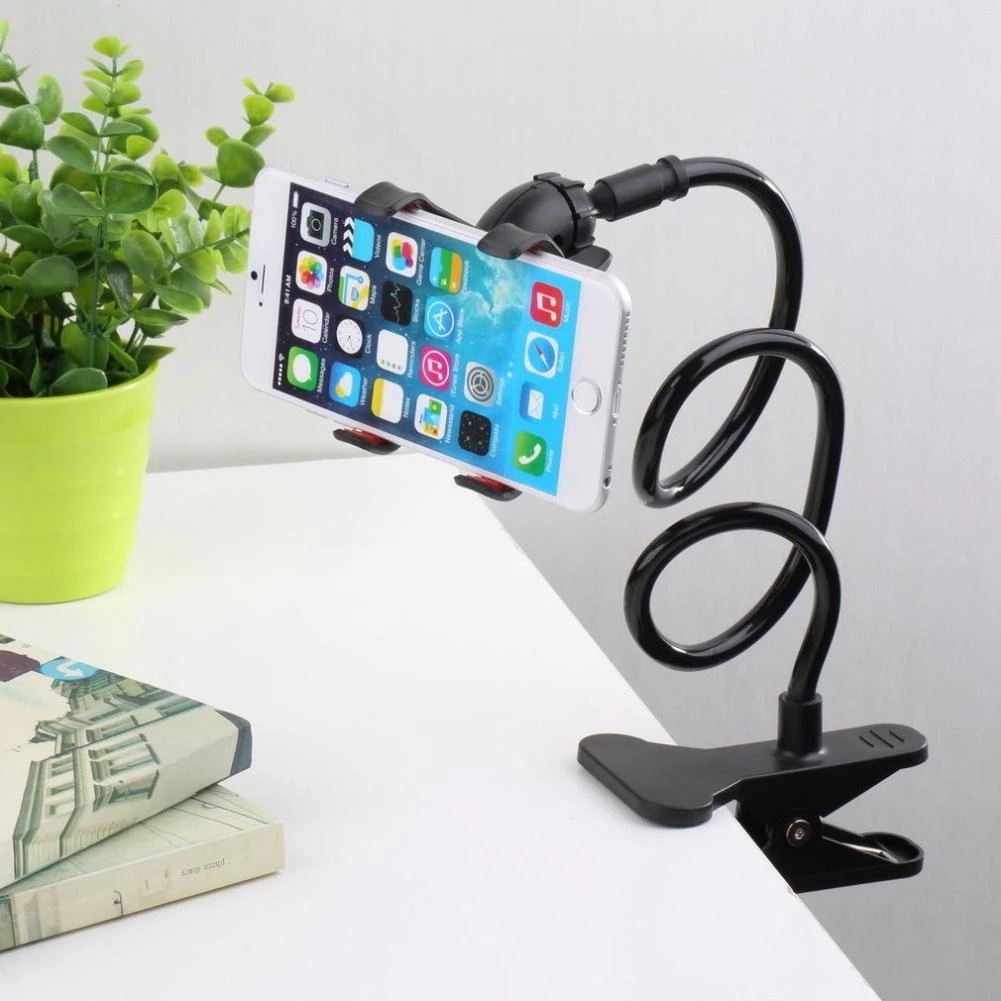 Suporte Ajustável Do Telefone Móvel Portátil Flexível Preguiçoso Cama Titular Para O Celular Universal De Mesa Montagem