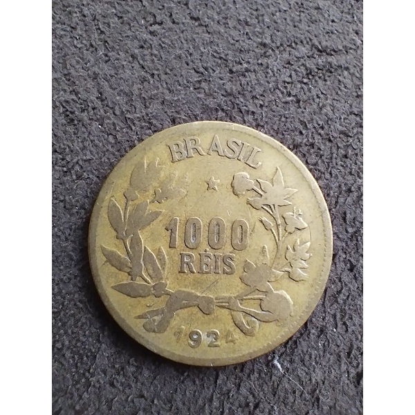Moeda 1000 Réis 1924