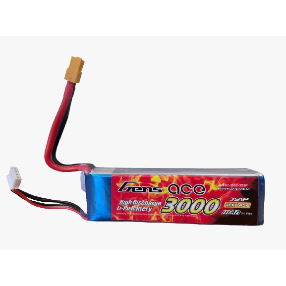 OVONIC 3S Lipo Battery 35C 2200mAh 11.1V Battery Short Pack with Deans Socket for Airplane Helicopter for 1:14 RC Car RC Airplane (2 PCS