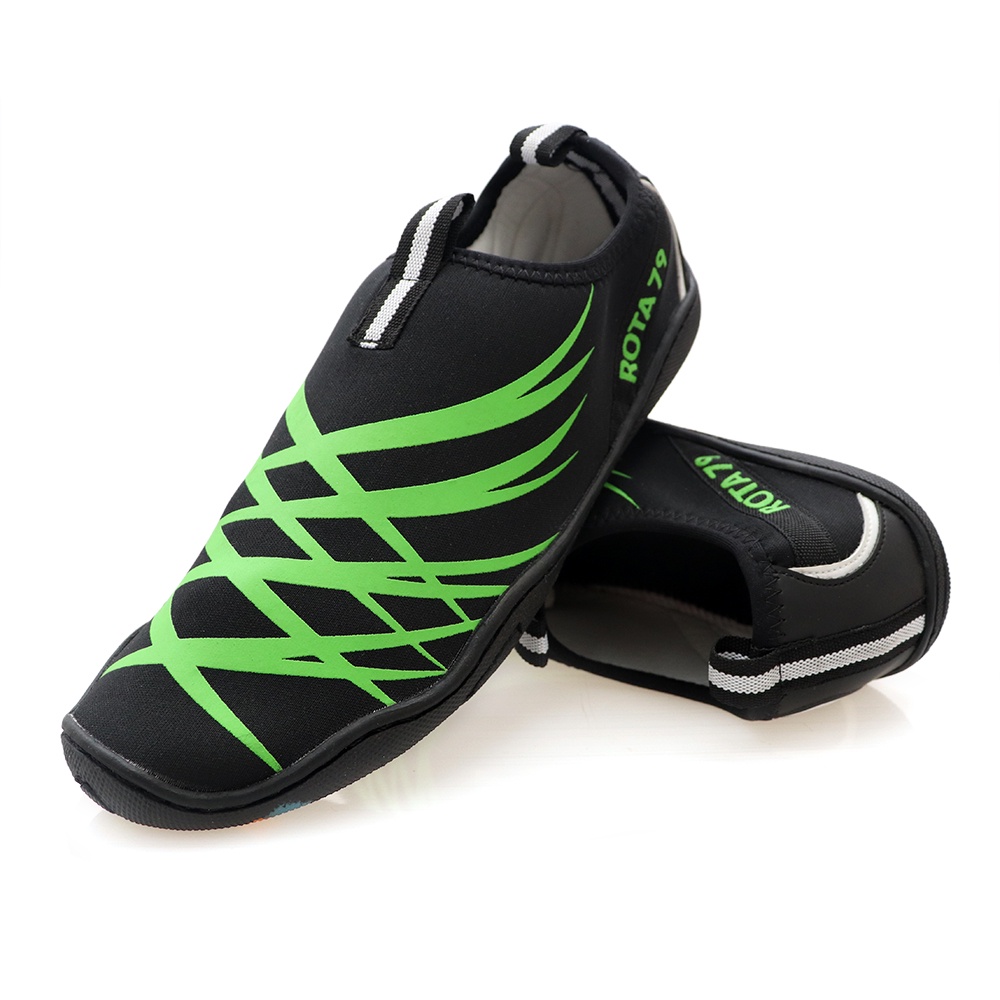 Tênis Masculino Sapatilha Aquática Caminhada Pesca Mergulho Ciclismo ROTA79 VERDE-LIMÃO